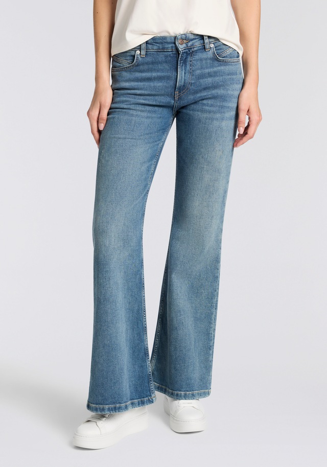 BOSS ORANGE Bootcut-Jeans »SOFT BOOTCUT LR Premium Damenmode« Low Rise