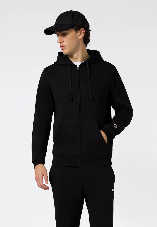 Champion Kapuzensweatjacke aus Baumwolle und Polyester, erhältlich in den Größen S bis XXL