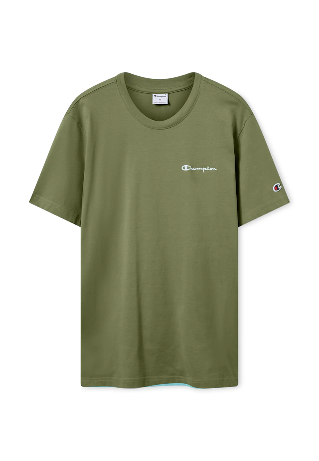 Champion T-Shirt »ICONS CONTRAST SS Tee« Kurzarm, mit Rundhalsausschnitt, aus Baumwolle, sportlicher Schnitt