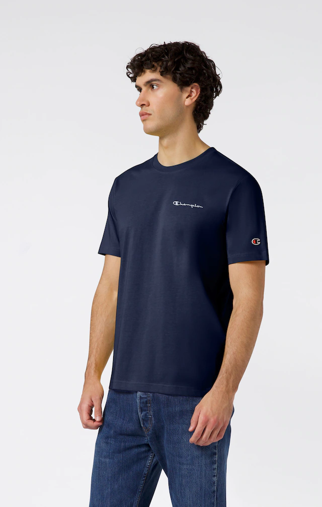 Champion T-Shirt »ICONS CONTRAST SS Tee« Kurzarm, mit Rundhalsausschnitt, aus Baumwolle, sportlicher Schnitt
