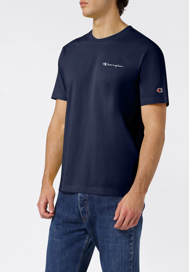 Champion T-Shirt »ICONS CONTRAST SS Tee« Kurzarm, mit Rundhalsausschnitt, aus Baumwolle, sportlicher Schnitt