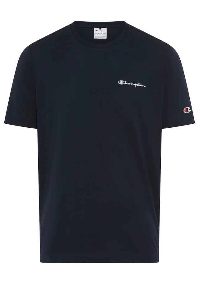 Champion T-Shirt »ICONS CONTRAST SS Tee« Kurzarm, mit Rundhalsausschnitt, aus Baumwolle, sportlicher Schnitt
