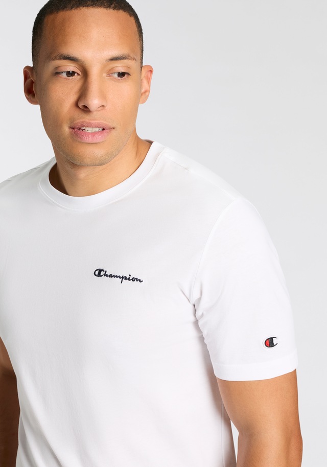 Champion T-Shirt »ICONS CONTRAST SS Tee« Kurzarm, mit Rundhalsausschnitt, aus Baumwolle, sportlicher Schnitt