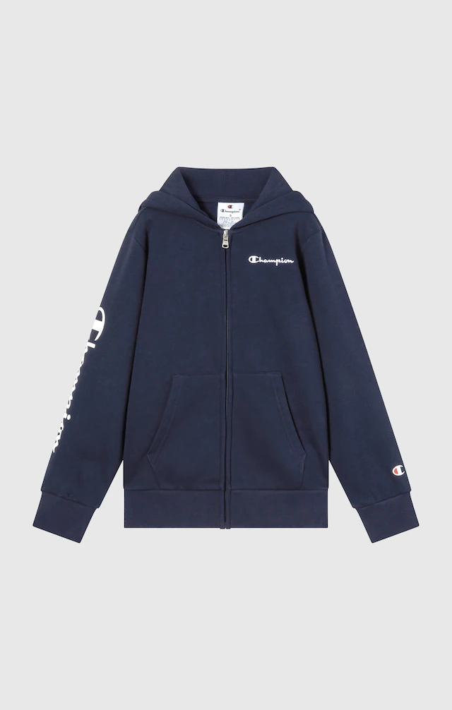 Champion Kapuzensweatjacke »ICONS CONTRAST Full Zip Hoodie« mit durchgehendem Reißverschluss, aus Baumwolle und Polyester