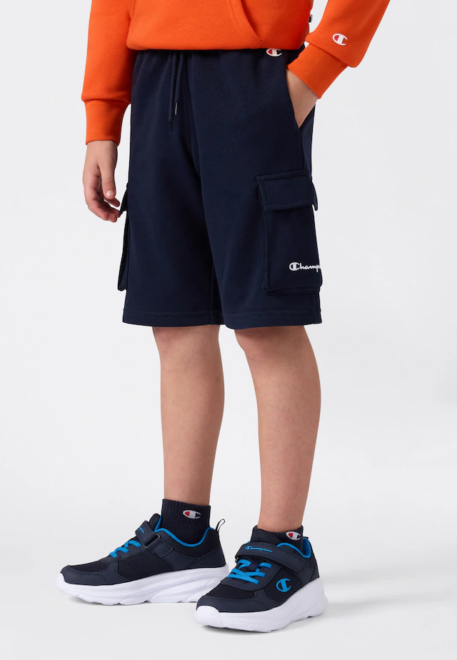 Champion Sweatshorts »ICONS Shorts« mit Logodruck, aus Baumwolle und Polyester, auch in großen Größen