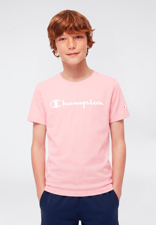 Champion T-Shirt »SPORTWEAR T-SHIRT Standard Fit« Kurzarm, für Kinder, aus Baumwolle, Standard Fit