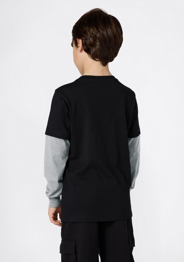 Champion Langarmshirt »SPORTWEAR LONG SLEEVE Standard Fit« für Kinder, mit Rundhalsausschnitt, aus Baumwolle, normale Länge