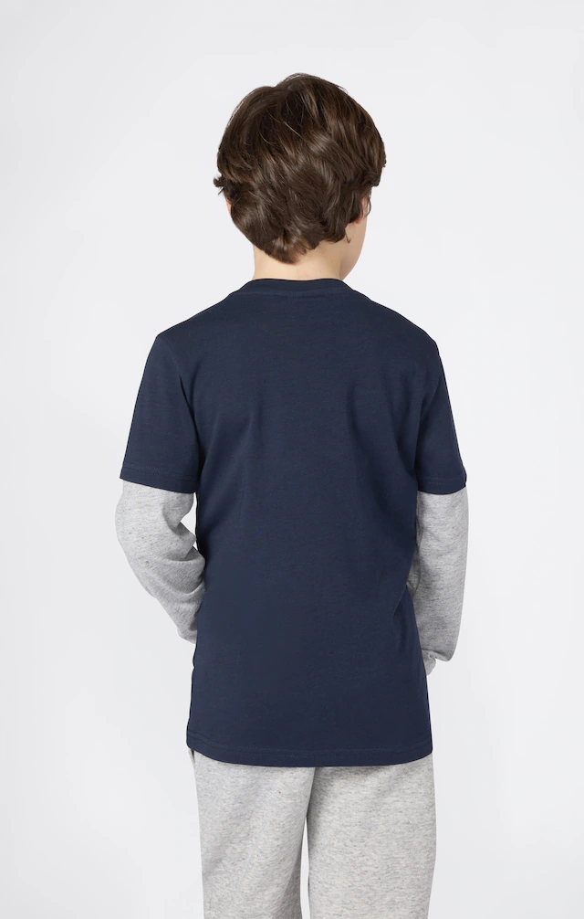 Champion Langarmshirt »SPORTWEAR LONG SLEEVE Standard Fit« für Kinder, mit Rundhalsausschnitt, aus Baumwolle, normale Länge