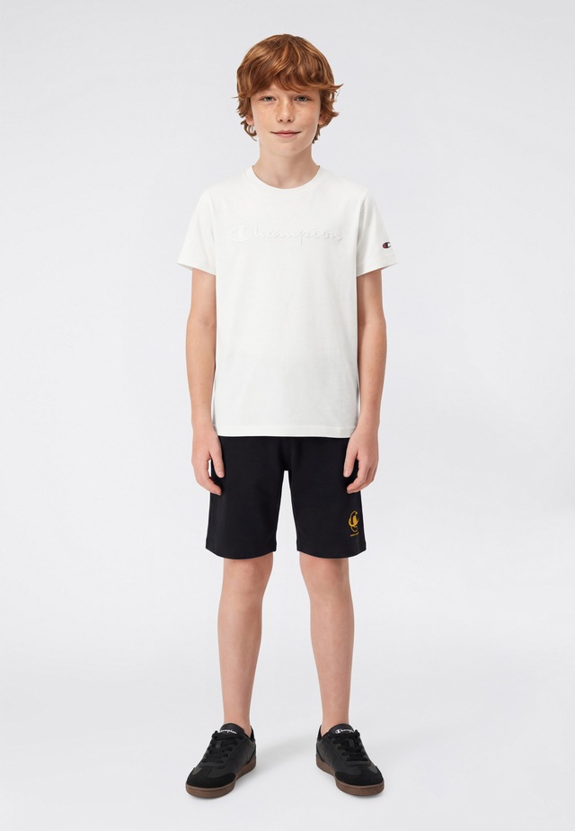 Champion T-Shirt »ICONS TONAL Crewneck T-Shirt with Large Logo« mit großem Logo, Kurzarm, aus Baumwolle