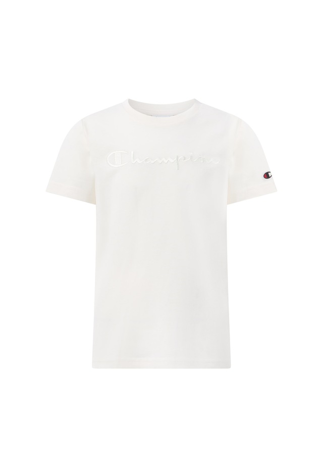 Champion T-Shirt »ICONS TONAL Crewneck T-Shirt with Large Logo« mit großem Logo, Kurzarm, aus Baumwolle