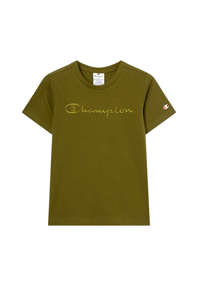 Champion T-Shirt »ICONS TONAL Crewneck T-Shirt with Large Logo« mit großem Logo, Kurzarm, aus Baumwolle