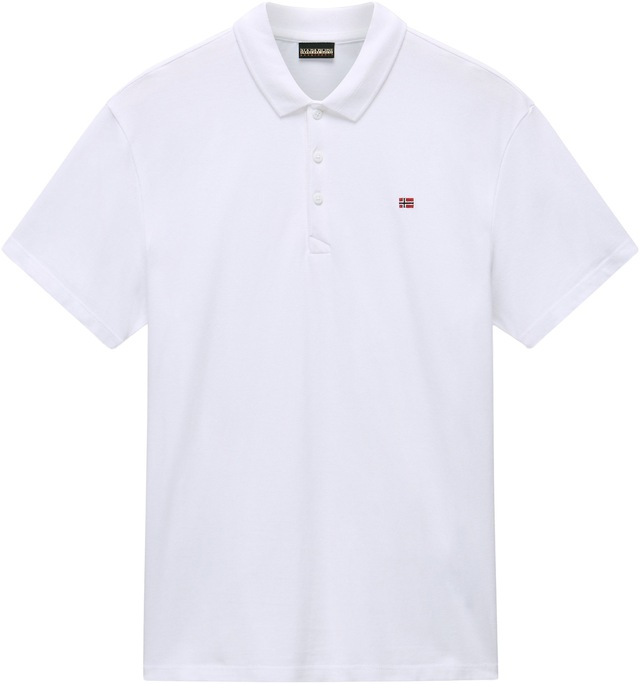 Napapijri Poloshirt »EALIS SS SUM« mit Polokragen, Kurzarm-Design, aus Baumwolle, hüftlange Schnittform