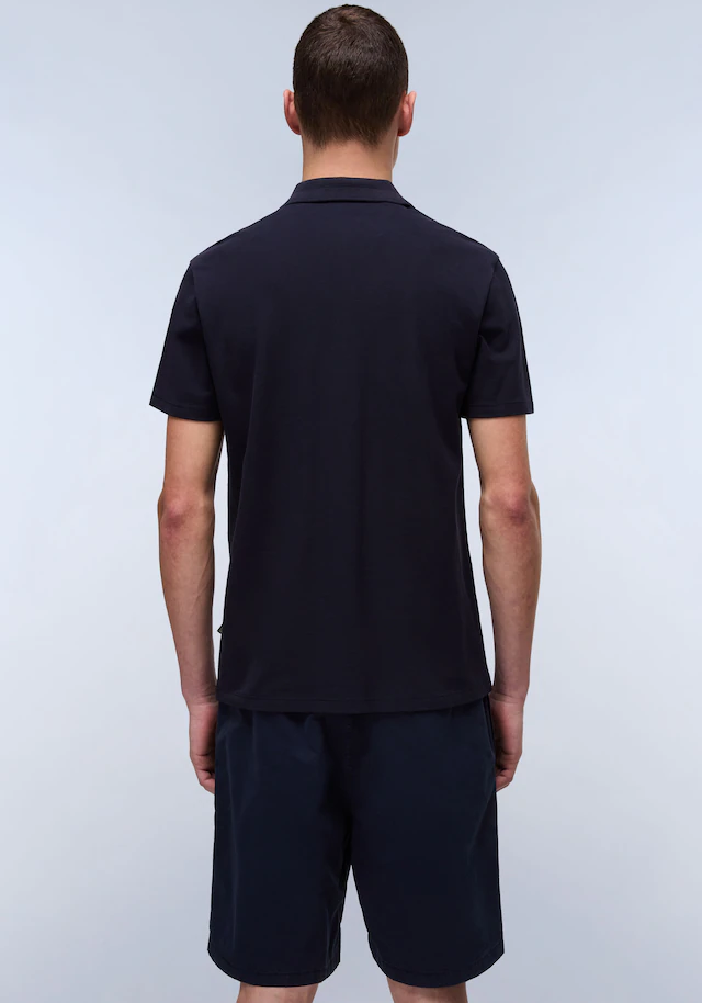 Napapijri Poloshirt »EALIS SS SUM« mit Polokragen, Kurzarm-Design, aus Baumwolle, hüftlange Schnittform