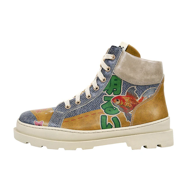 DOGO Winterboots »Adriana Rain Waters My Soul Damen Stiefeletten, Adriana Brick In« Handgefertigt