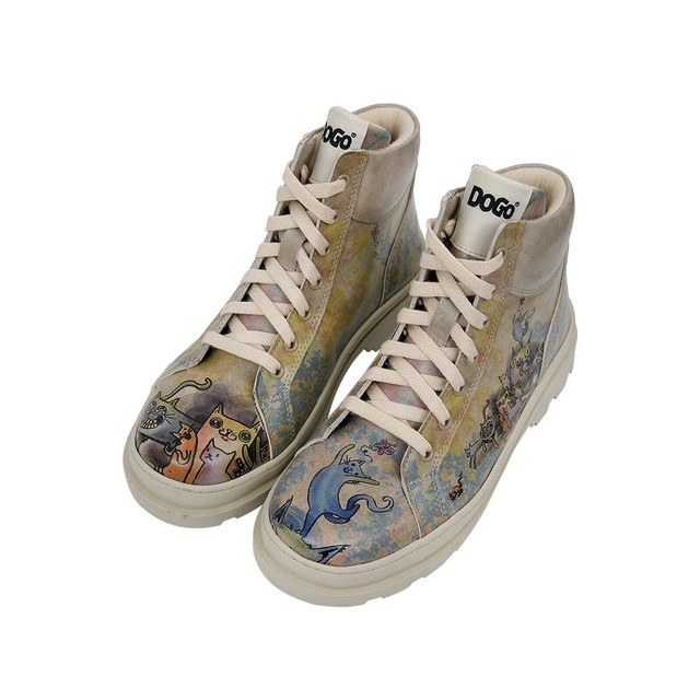 DOGO Winterboots »Adriana Rain Waters My Soul Damen Stiefeletten, Adriana Brick In« Handgefertigt