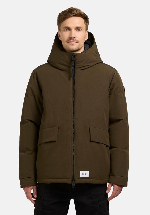 khujo Winterjacke »Gero-YM« mit Kapuze Warme Herren Outdoorjacke mit Kapuze