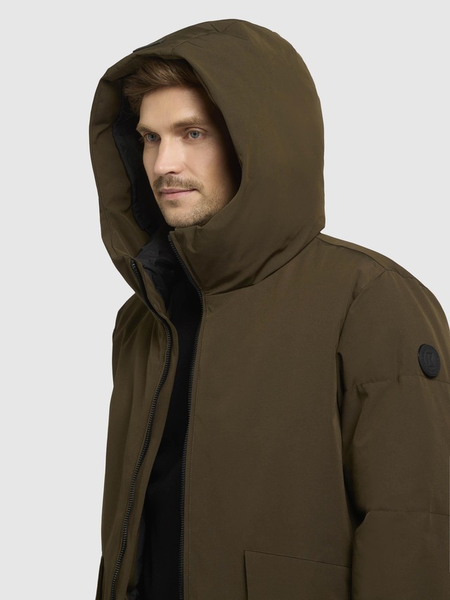 khujo Winterjacke »Gero-YM« mit Kapuze Warme Herren Outdoorjacke mit Kapuze