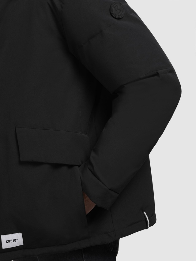 khujo Winterjacke »Gero-YM« mit Kapuze Warme Herren Outdoorjacke mit Kapuze