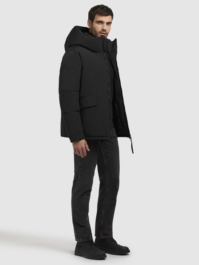 khujo Winterjacke »Gero-YM« mit Kapuze Warme Herren Outdoorjacke mit Kapuze
