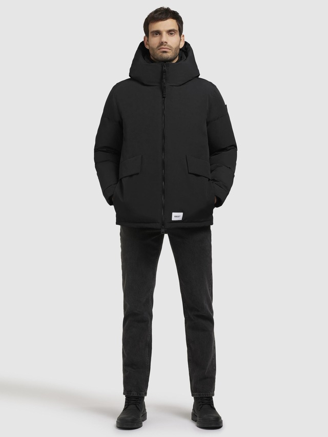 khujo Winterjacke »Gero-YM« mit Kapuze Warme Herren Outdoorjacke mit Kapuze