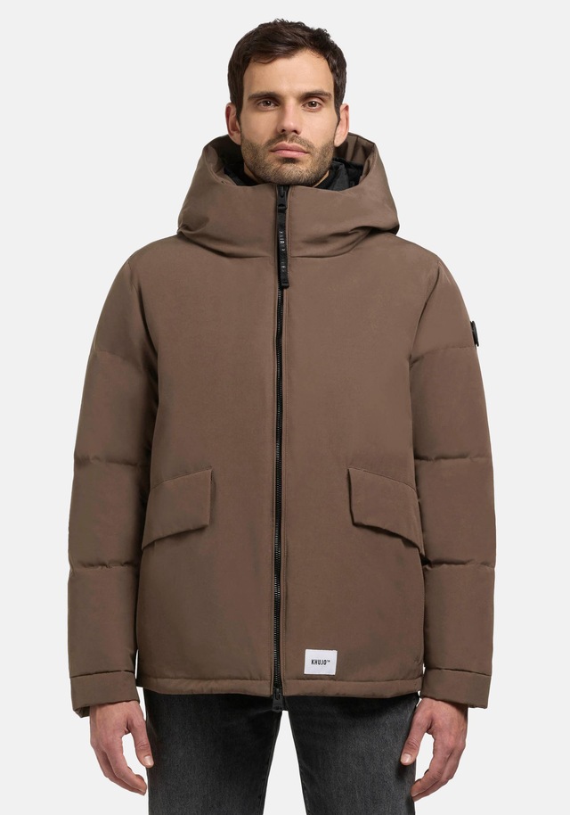 khujo Winterjacke »Gero-YM« mit Kapuze Warme Herren Outdoorjacke mit Kapuze