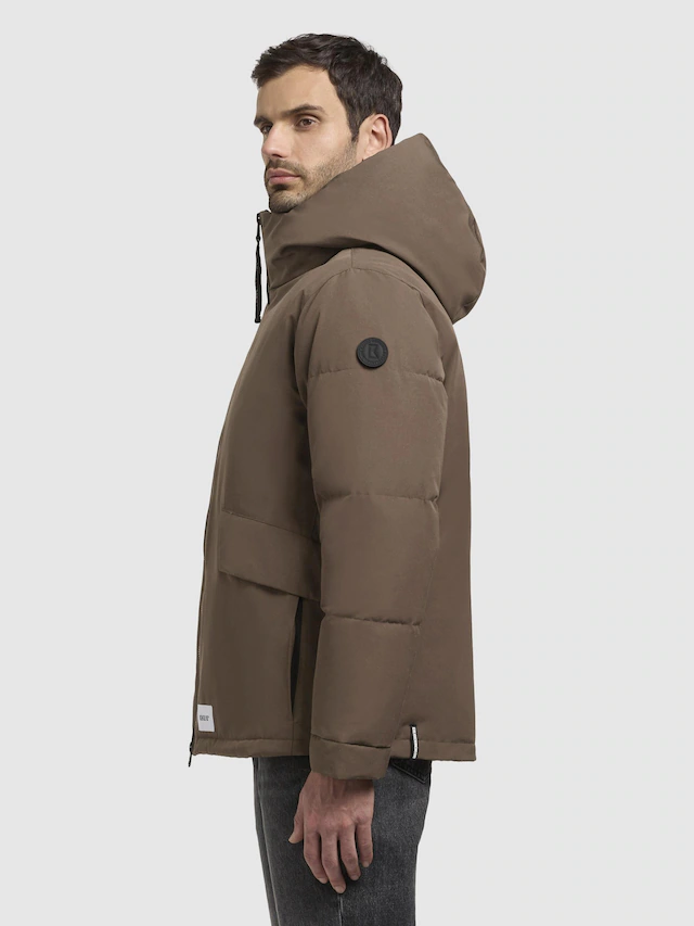 khujo Winterjacke »Gero-YM« mit Kapuze Warme Herren Outdoorjacke mit Kapuze