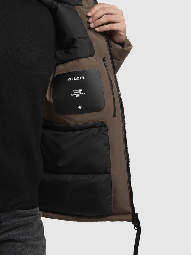 khujo Winterjacke »Gero-YM« mit Kapuze Warme Herren Outdoorjacke mit Kapuze