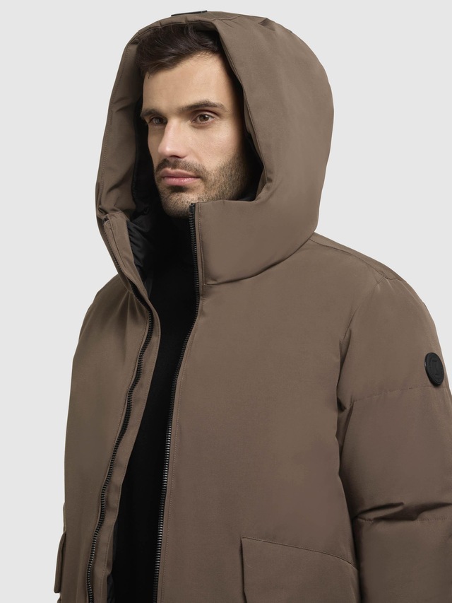 khujo Winterjacke »Gero-YM« mit Kapuze Warme Herren Outdoorjacke mit Kapuze
