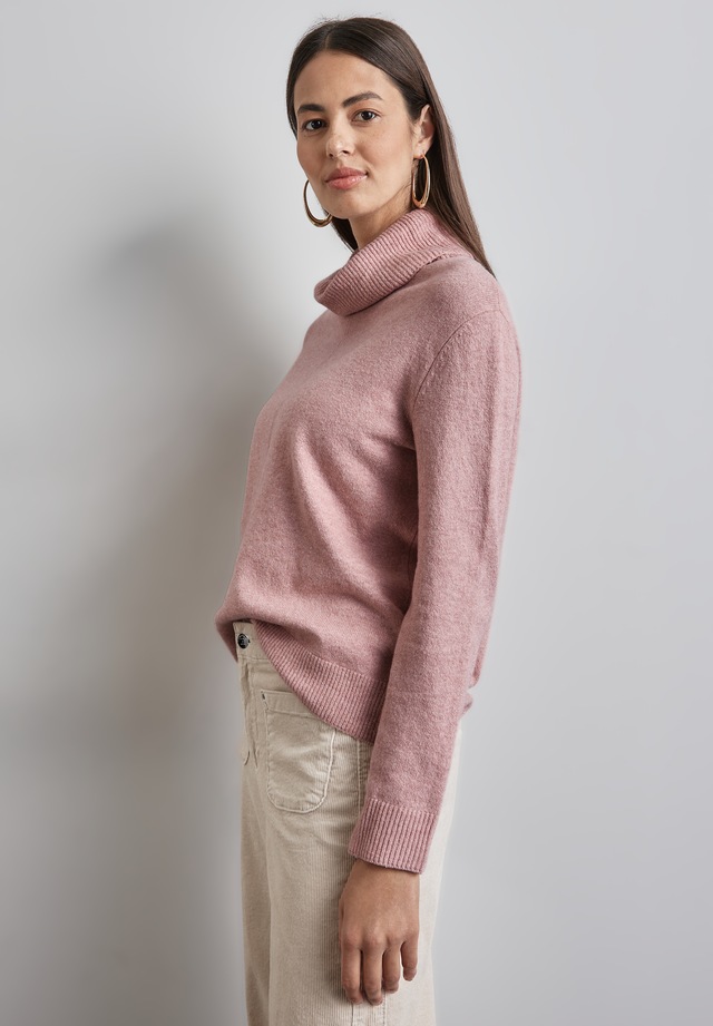 STREET ONE Rollkragenpullover im soften Baumwoll-Mix