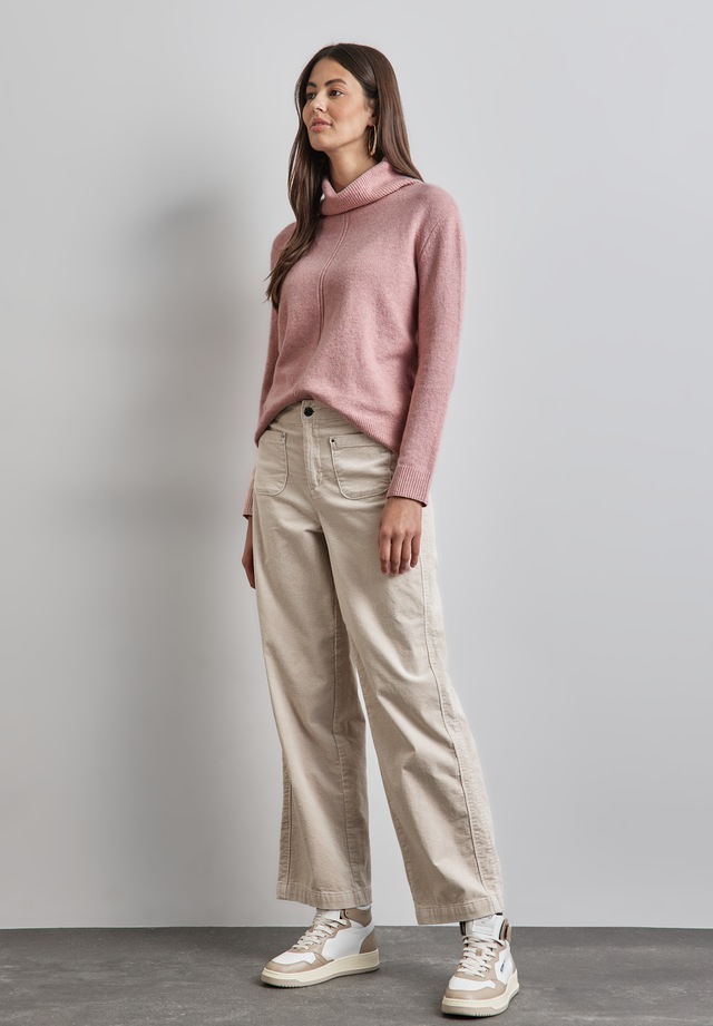 STREET ONE Rollkragenpullover im soften Baumwoll-Mix