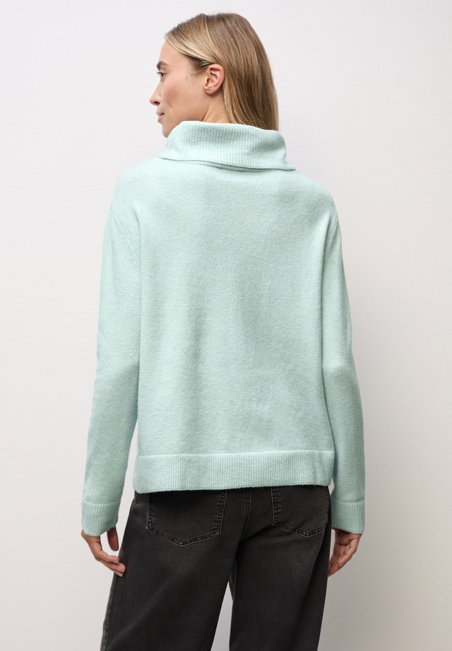 STREET ONE Rollkragenpullover im soften Baumwoll-Mix