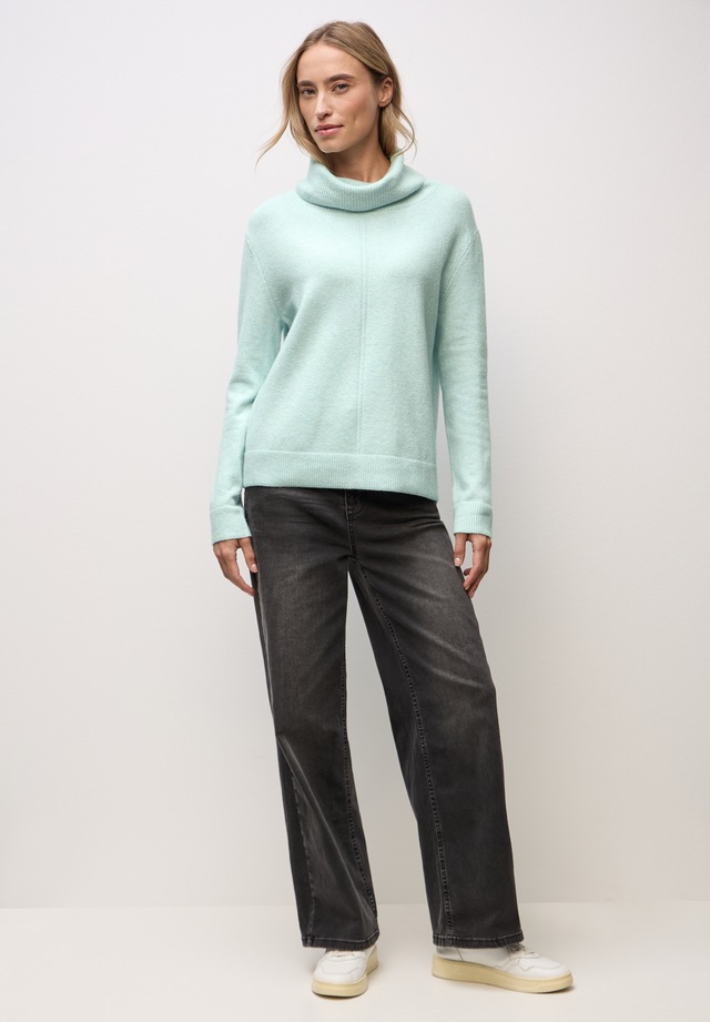 STREET ONE Rollkragenpullover im soften Baumwoll-Mix