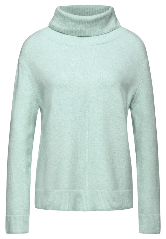 STREET ONE Rollkragenpullover im soften Baumwoll-Mix
