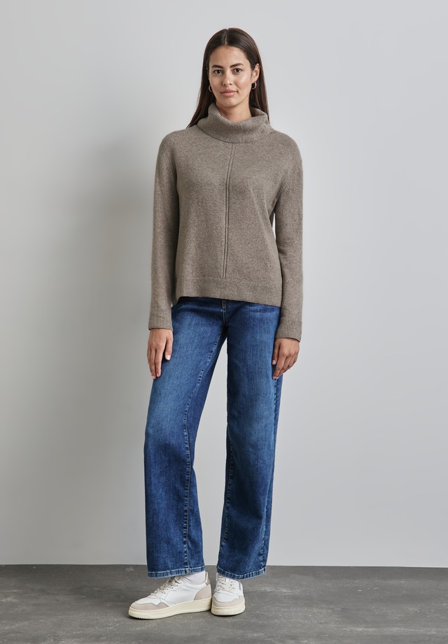 STREET ONE Rollkragenpullover im soften Baumwoll-Mix