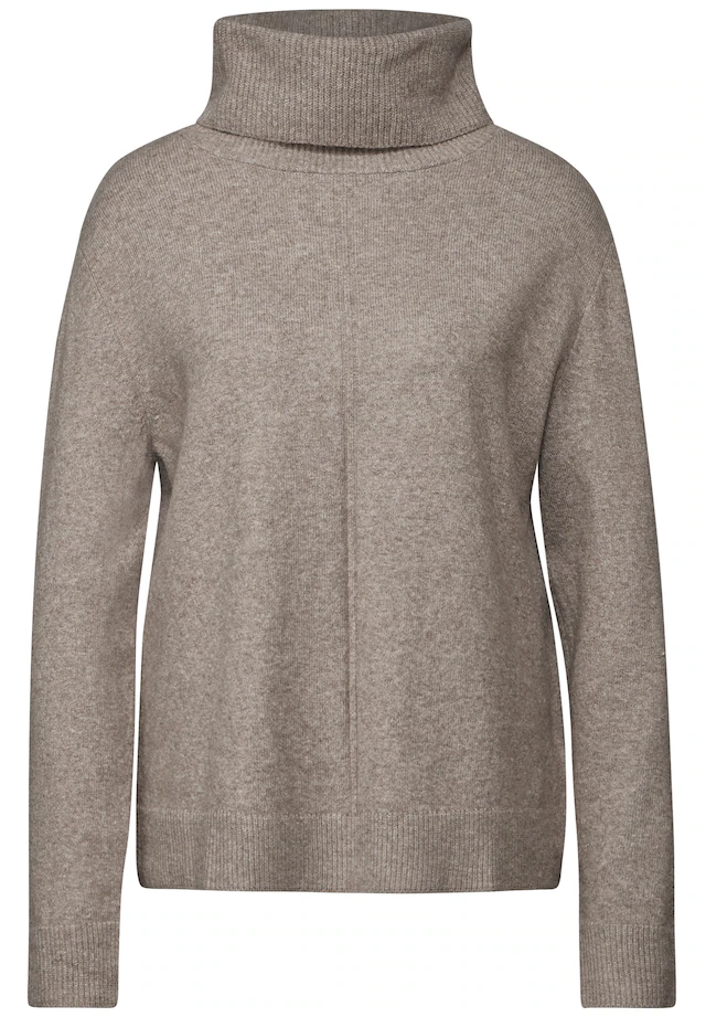 STREET ONE Rollkragenpullover im soften Baumwoll-Mix