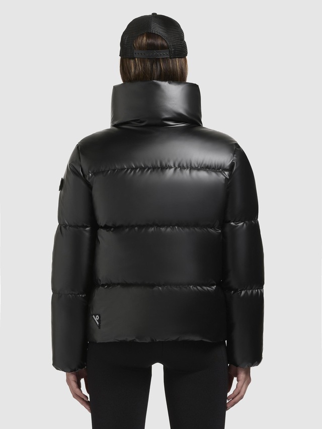 khujo Steppjacke »Rinja Shiny-YM« ohne Kapuze Glänzende kurze Winterjacke für Damen