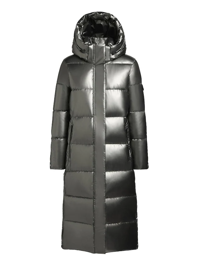 khujo Steppmantel »Hedd Shiny-YM« Wasserdichter Wintermantel in Shiny-Optik