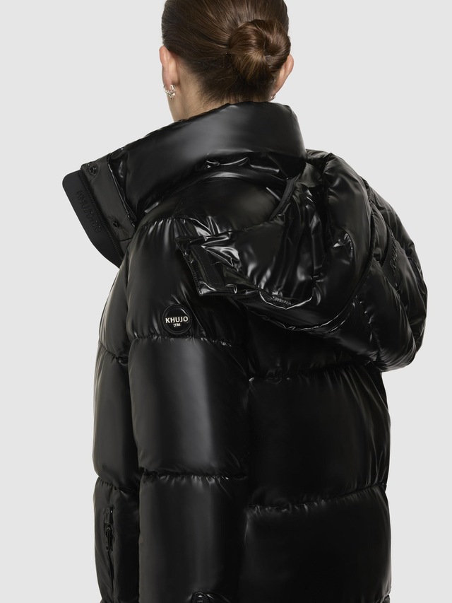 khujo Steppmantel »Hedd Shiny-YM« Wasserdichter Wintermantel in Shiny-Optik