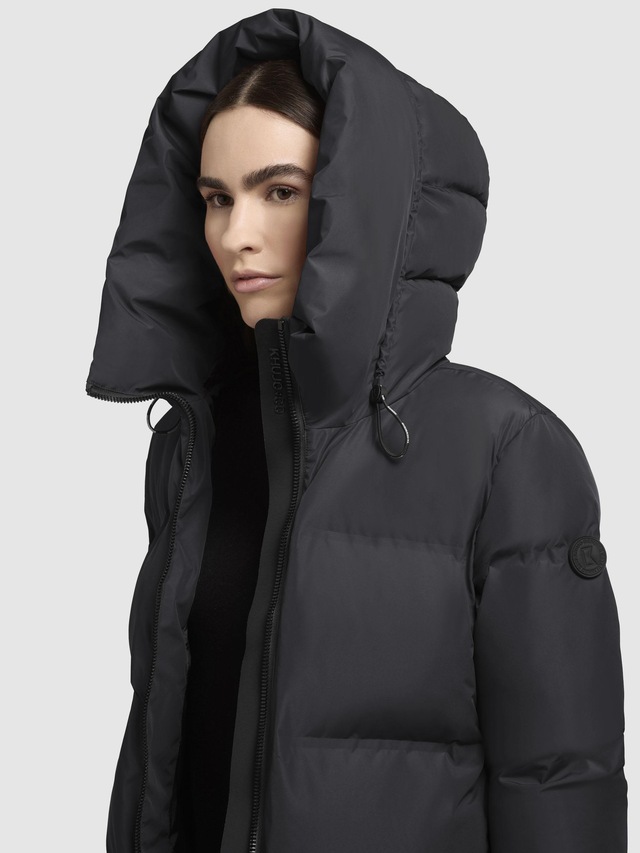 khujo Steppmantel »Aroma-YM« Gesteppter Damen Wintermantel mit hohen Gehschlitzen