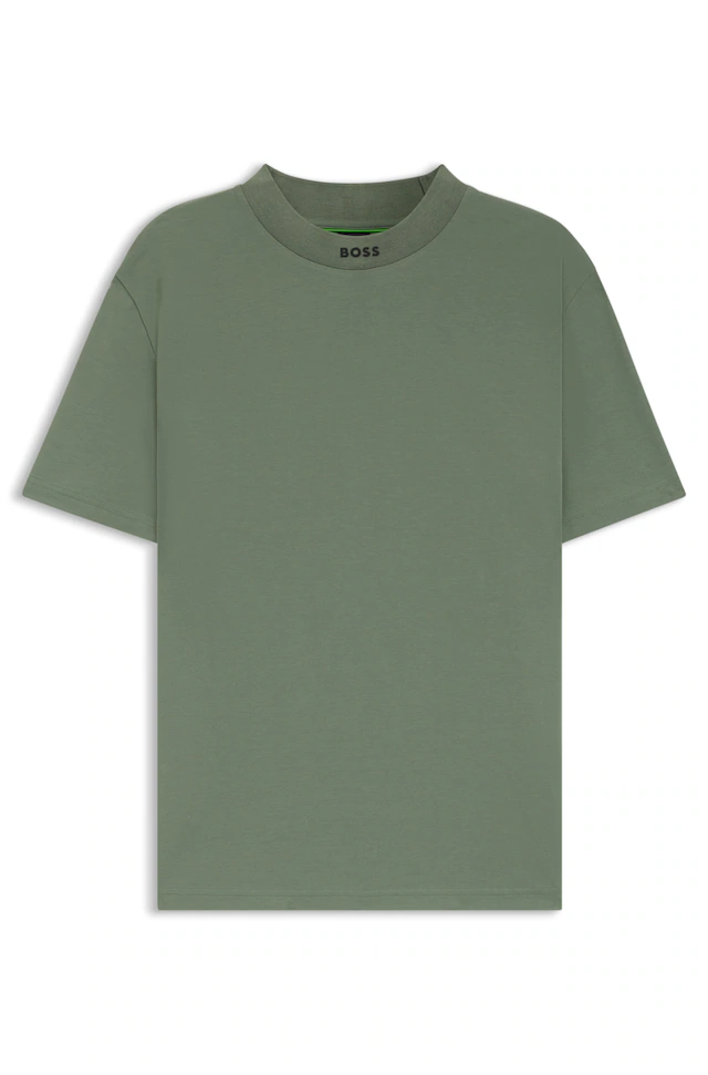 BOSS GREEN T-Shirt »Tee Collar Zone« mit Logo am Ausschnitt