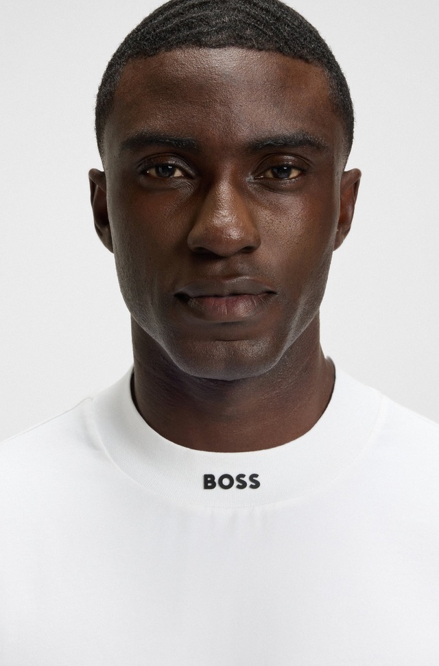 BOSS GREEN T-Shirt »Tee Collar Zone« mit Logo am Ausschnitt
