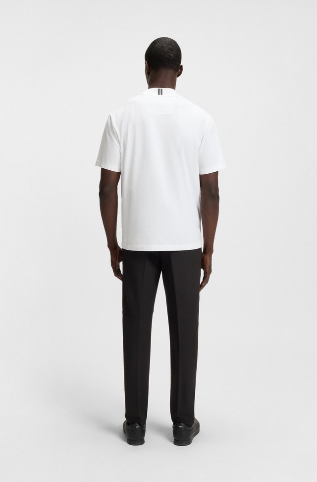 BOSS GREEN T-Shirt »Tee Collar Zone« mit Logo am Ausschnitt