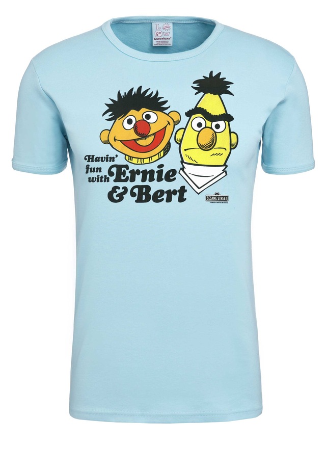 LOGOSHIRT T-Shirt »Ernie und Bert« mit witzigem Print