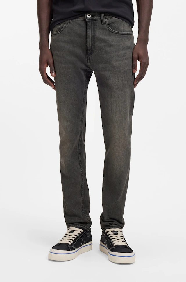 HUGO Slim-fit-Jeans »Ash« mit Stone-washed-Finish