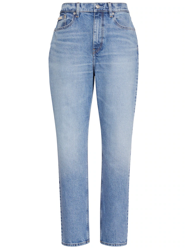 Calvin Klein Jeans Mom-Jeans »NEW MOM JEAN« mit Markenlabel am Bund