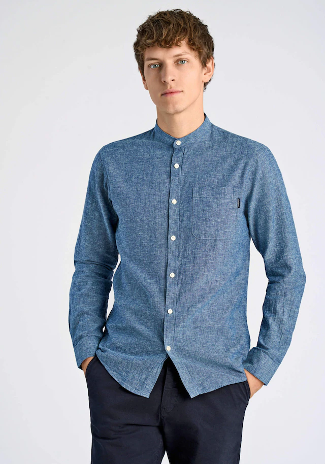 LINDBERGH Leinenhemd »Leinenhemd (Langarm) Relaxed Fit«