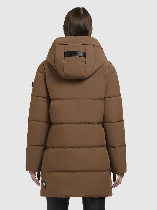 khujo Kurzmantel »Lola-YM« warme Winterjacke mit großzügiger Kapuze