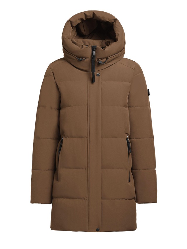 khujo Kurzmantel »Lola-YM« warme Winterjacke mit großzügiger Kapuze