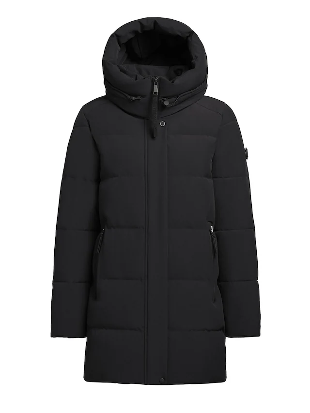 khujo Kurzmantel »Lola-YM« warme Winterjacke mit großzügiger Kapuze