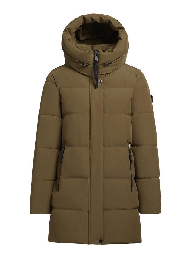 khujo Kurzmantel »Lola-YM« warme Winterjacke mit großzügiger Kapuze
